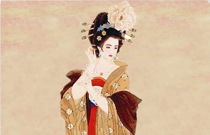 Image of Yang Guifei, a Chinese Concubine Who Swore by Tremella Mushrooms